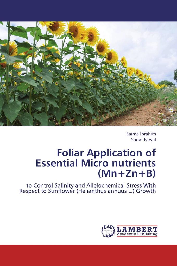 Foliar Application of Essential Micro nutrients (Mn+Zn+B)