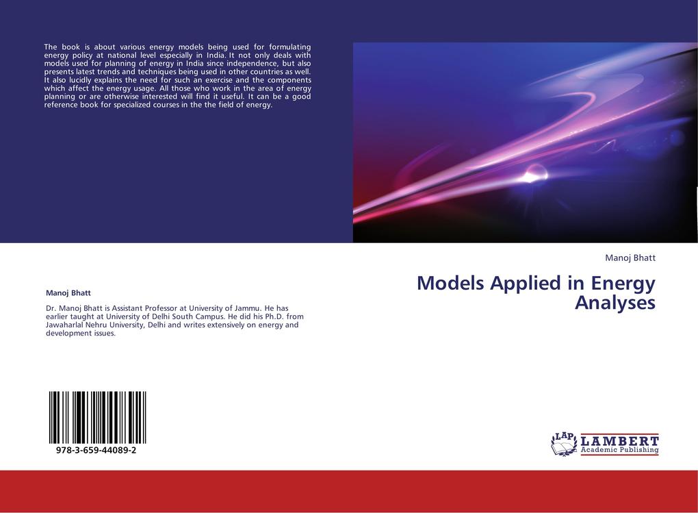 Models Applied in Energy Analyses