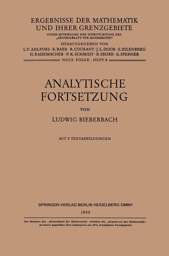 Analytische Fortsetzung