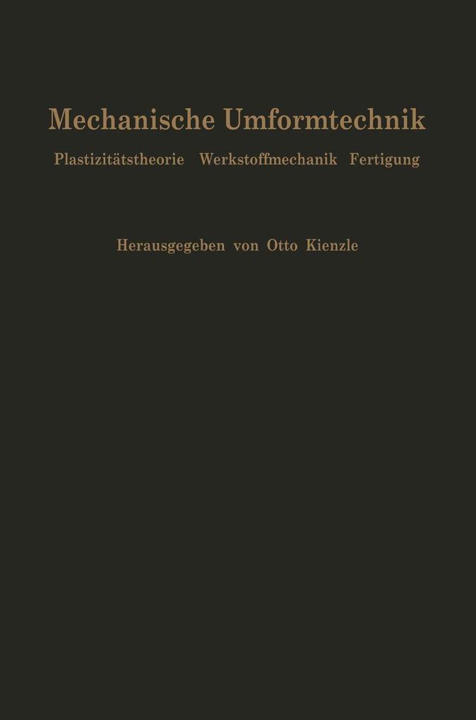Mechanische Umformtechnik