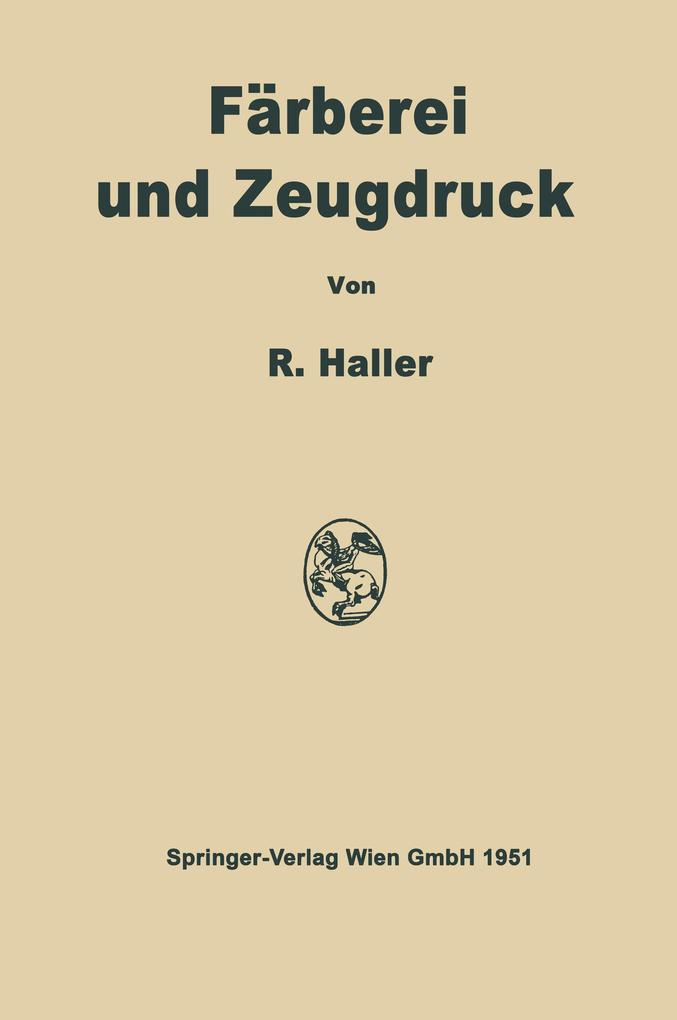 Färberei und Zeugdruck