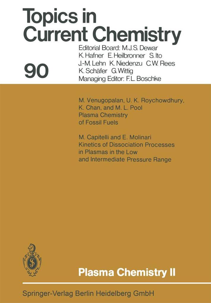 Plasma Chemistry II