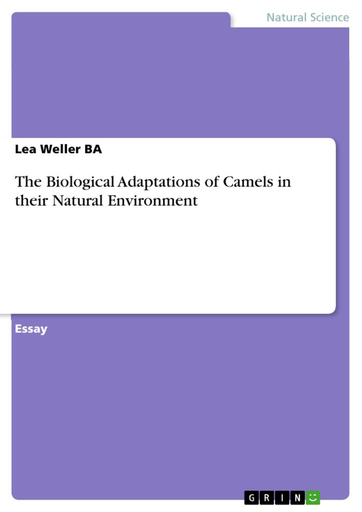 The Biological Adaptations of Camels in their Natural Environment