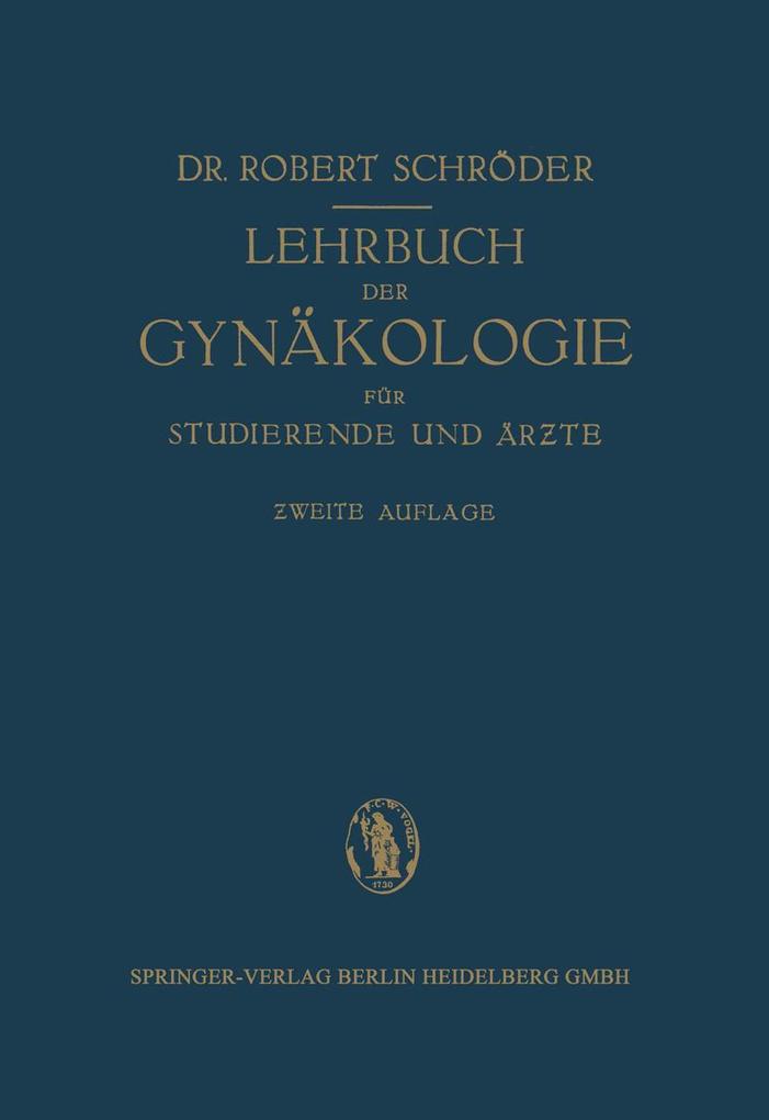 Lehrbuch der Gynäkologie