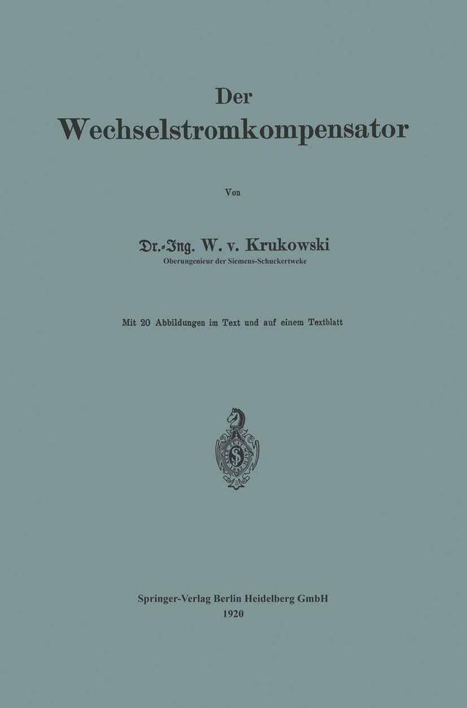 Der Wechselstromkompensator