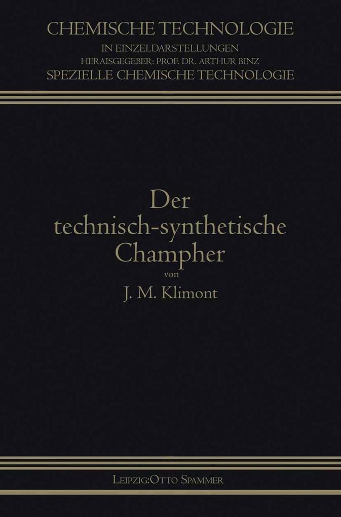 Der Technisch-Synthetische Campher