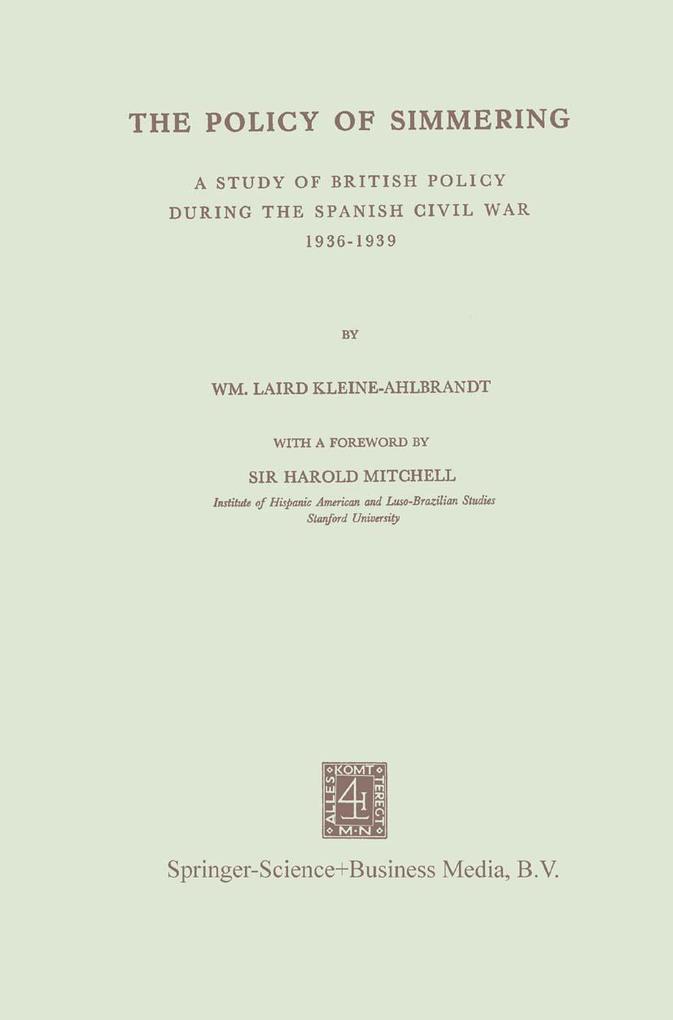 The Policy of Simmering