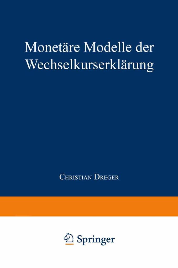 Monetäre Modelle der Wechselkurserklärung