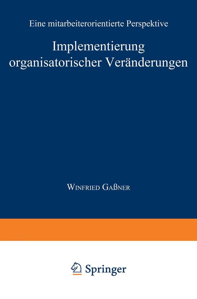 Implementierung organisatorischer Veränderungen
