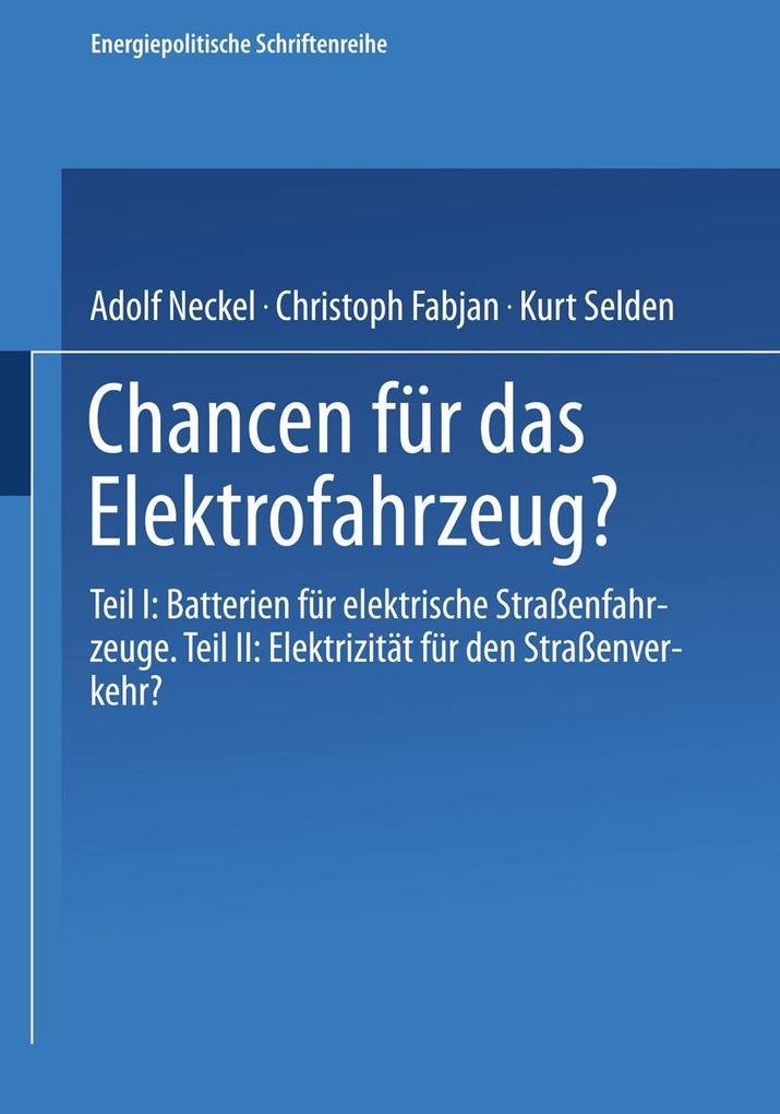 Chancen für das Elektrofahrzeug?