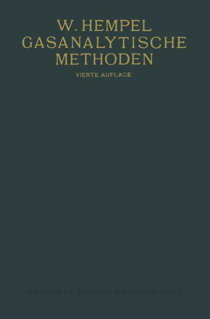 Gasanalytische Methoden