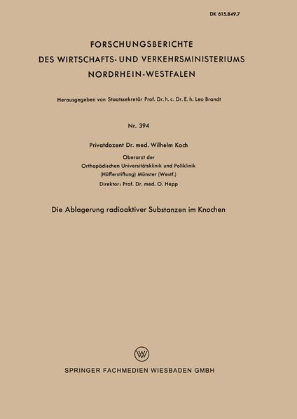 Die Ablagerung radioaktiver Substanzen im Knochen