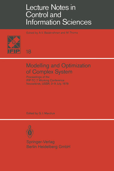 Modelling and Optimization of Complex System