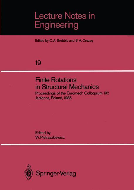Finite Rotations in Structural Mechanics