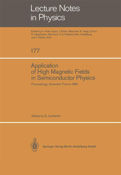 Application of High Magnetic Fields in Semiconductor Physics
