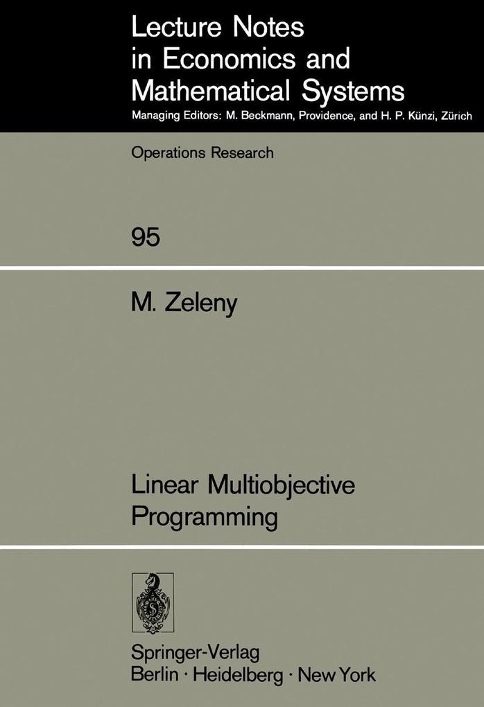 Linear Multiobjective Programming
