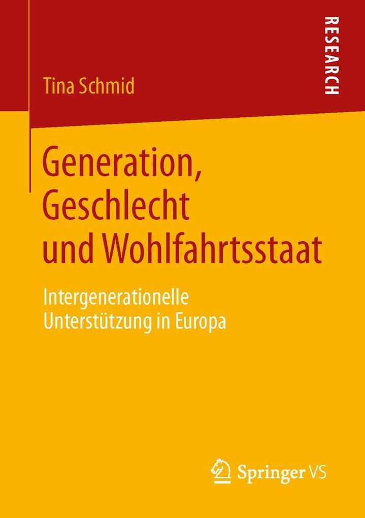 Generation Geschlecht und Wohlfahrtsstaat
