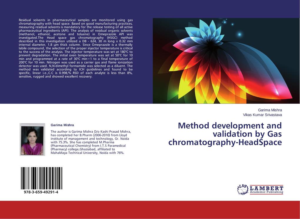 Method development and validation by Gas chromatography-HeadSpace