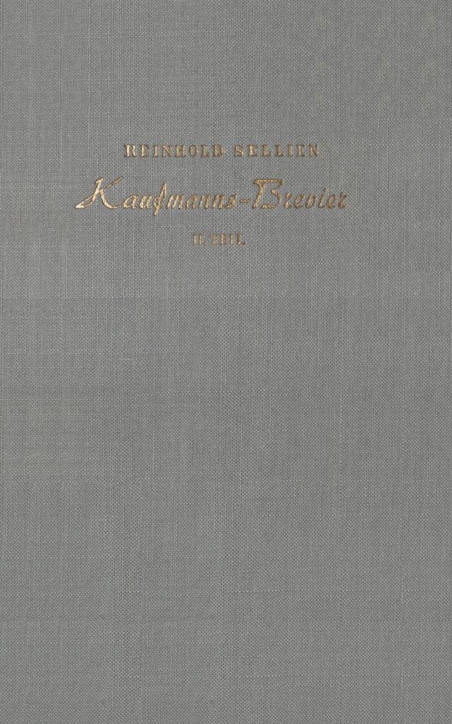 Kaufmanns-Brevier