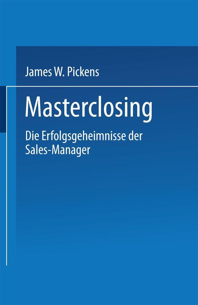 Masterclosing