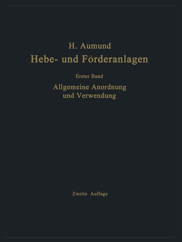Allgemeine Anordnung und Verwendung