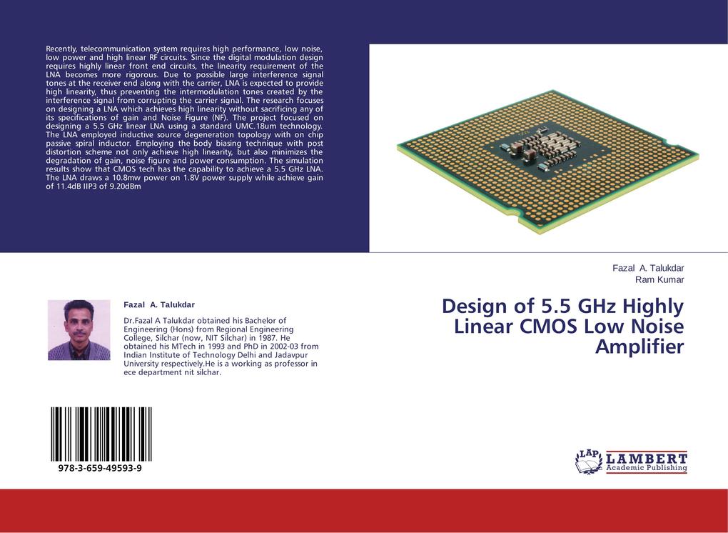  of 5.5 GHz Highly Linear CMOS Low Noise Amplifier