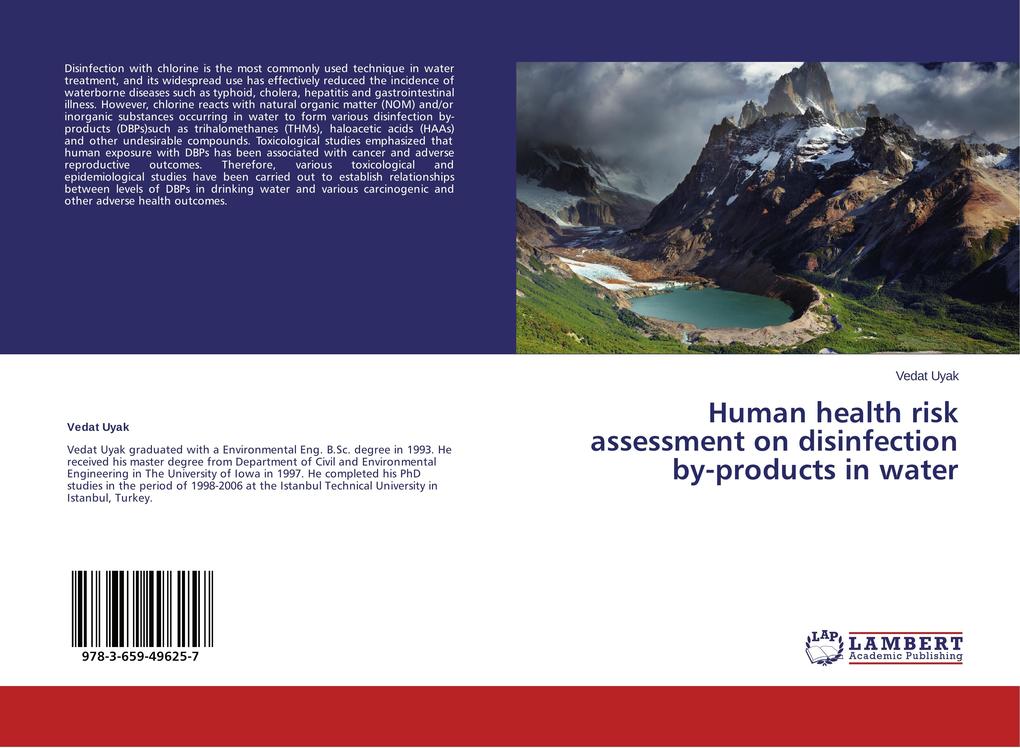 Human health risk assessment on disinfection by-products in water