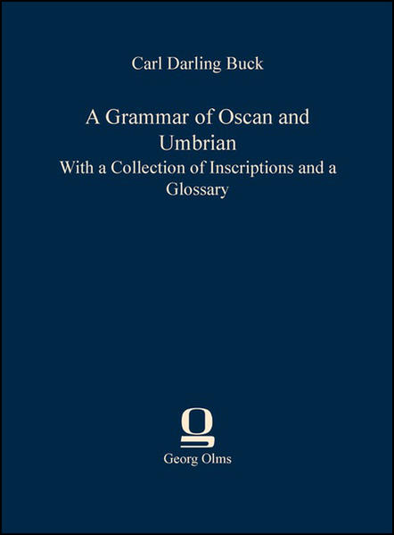 A Grammar of Oscan and Umbrian - Carl Darling Buck