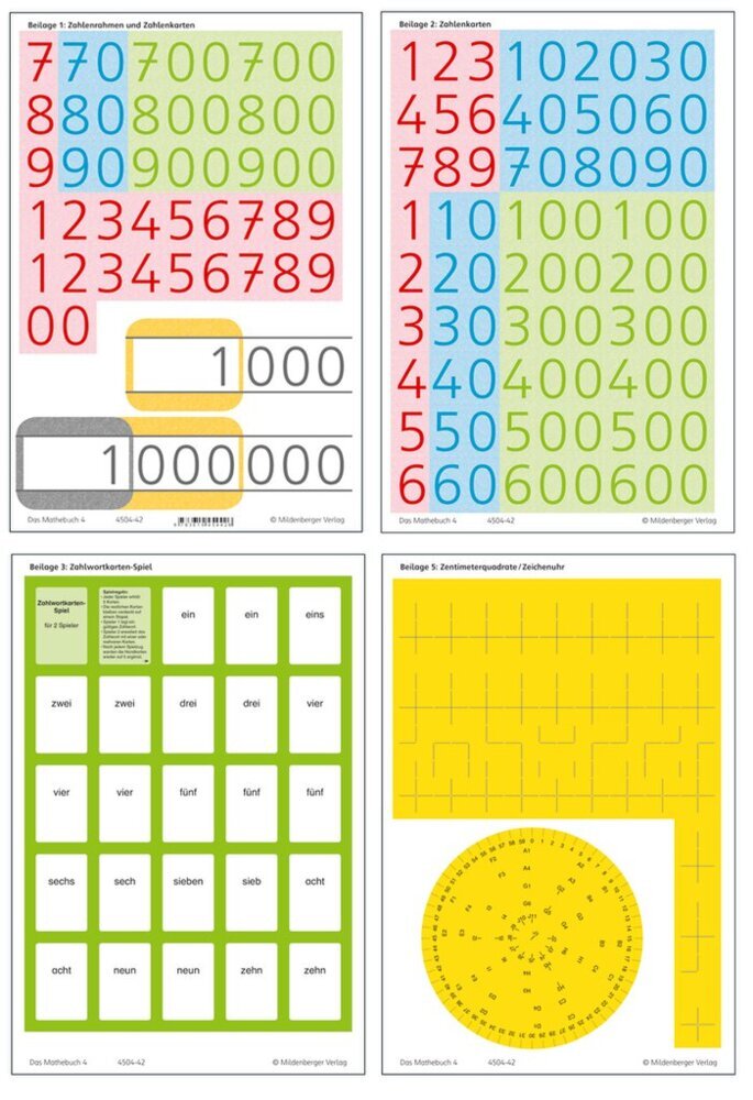 Das Mathebuch 4 - Arbeitsbeilagen - Neuausgabe