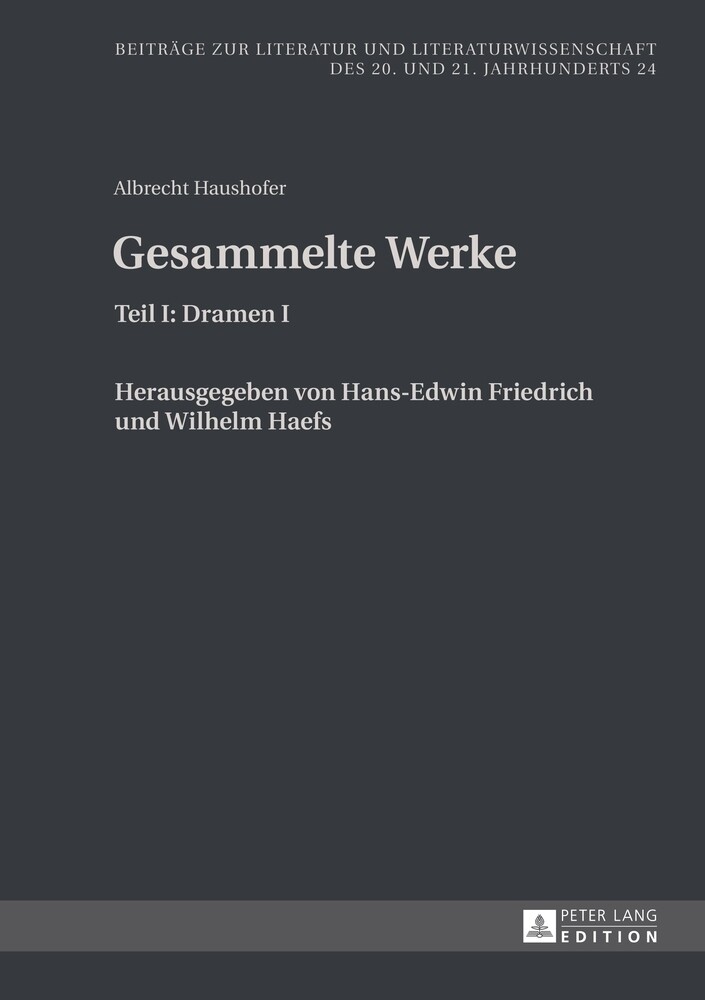 Albrecht Haushofer: Gesammelte Werke