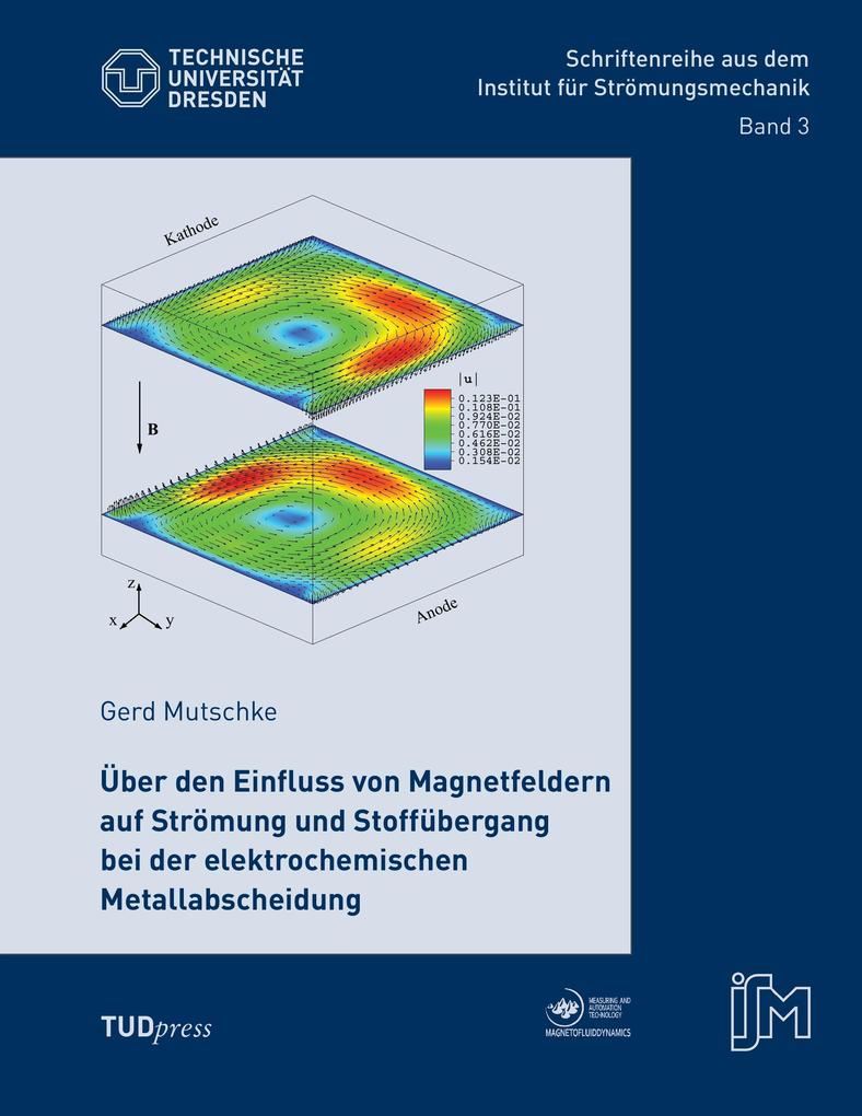 Über den Einfluss von Magnetfeldern auf Strömung und Stoffübergang bei der elektrochemischen Metallabscheidung