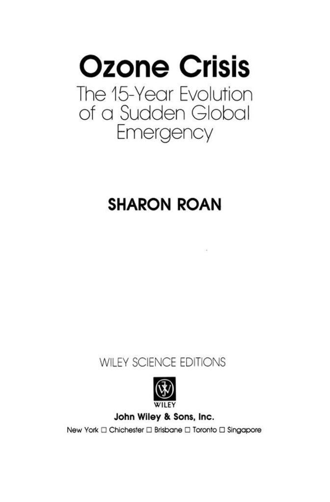 Ozone Crisis