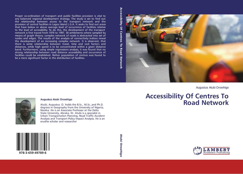 Accessibility Of Centres To Road Network