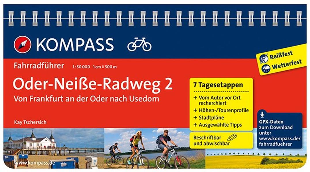 Image of KOMPASS Fahrradführer Oder-Neiße-Radweg 2 Von Frankfurt an der Oder nach Usedom