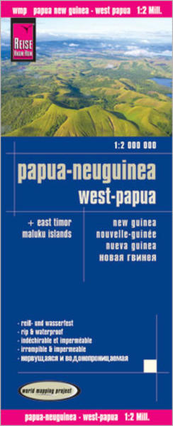 Reise Know-How Landkarte Papua-Neuguinea Indonesien: West-Papua Molukken (1:2.000.000)