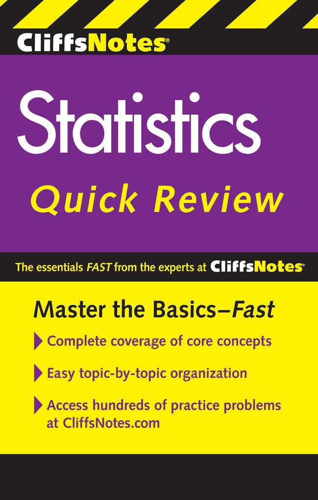 CliffsNotes Statistics Quick Review 2nd Edition