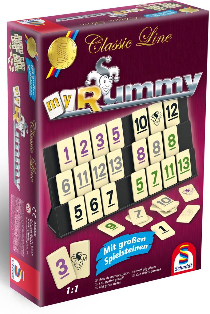 Classic Line MyRummy mit großen Spielfiguren Überarbeitung
