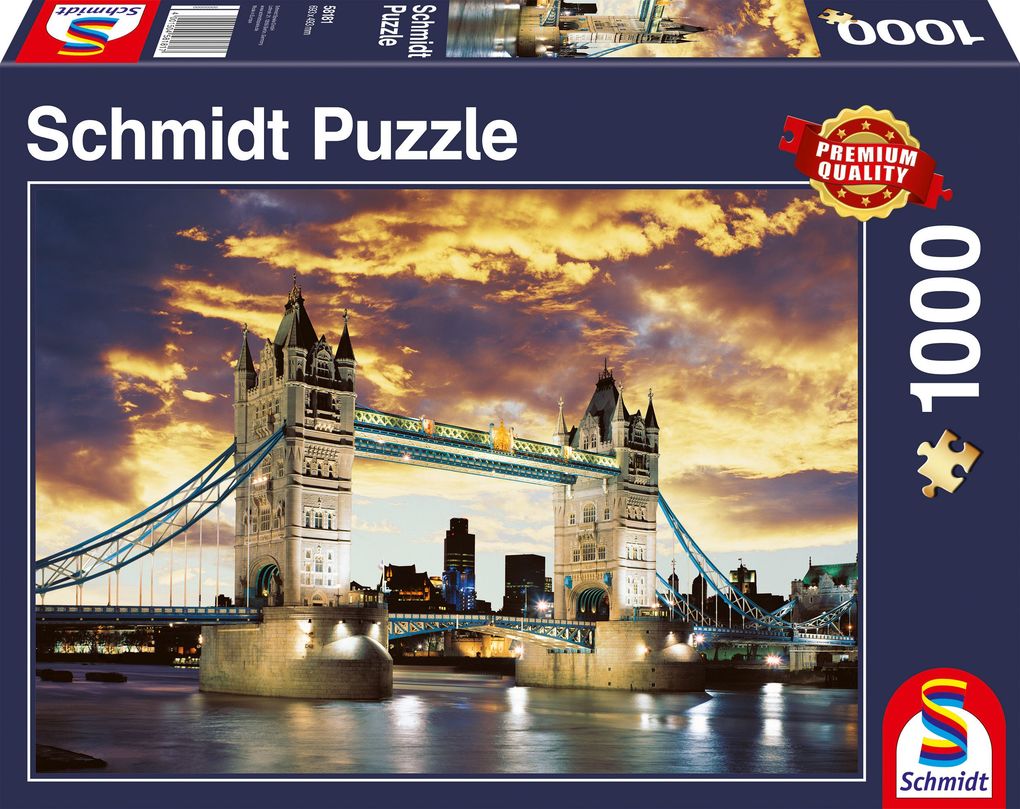 Image of Schmidt Spiele Puzzle »Tower Bridge London«, 1000 Puzzleteile