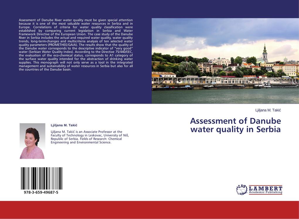 Assessment of Danube water quality in Serbia