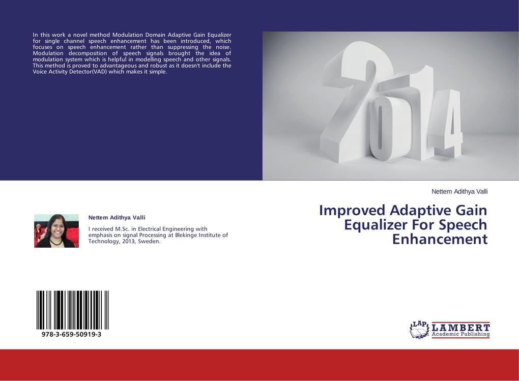 Improved Adaptive Gain Equalizer For Speech Enhancement