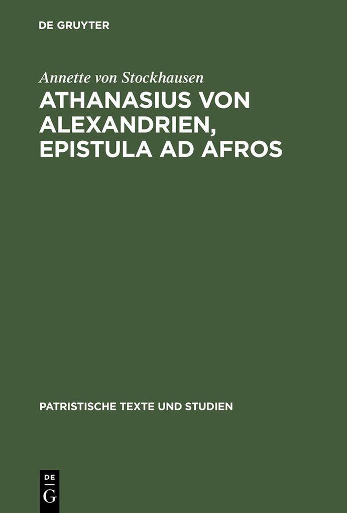 Athanasius von Alexandrien Epistula ad Afros