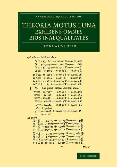 Theoria Motus Lunae Exhibens Omnes Eius Inaequalitates