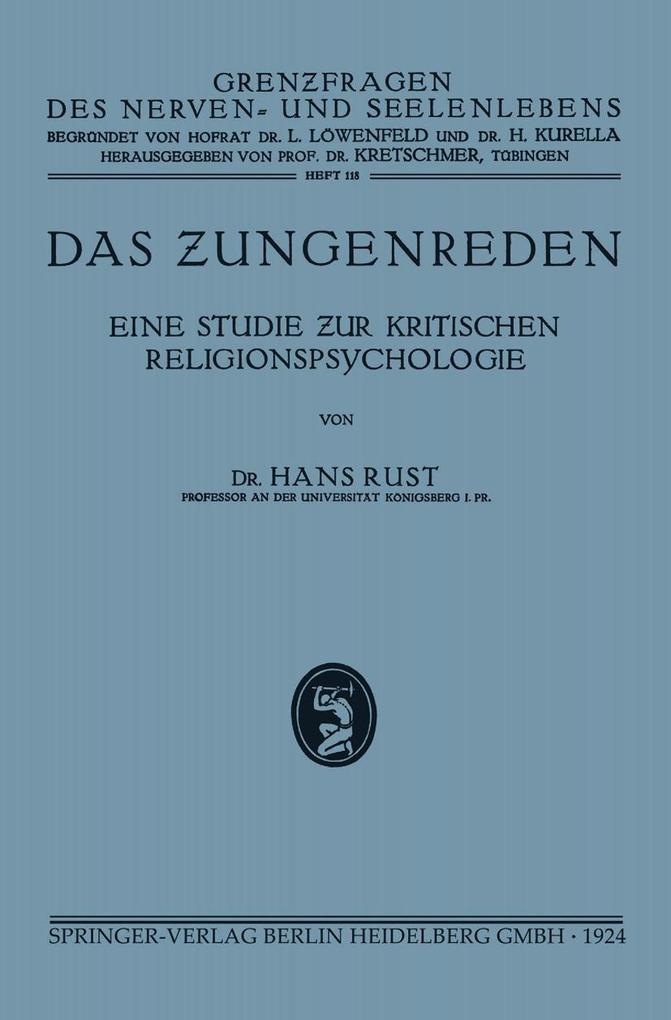 Das Zungenreden