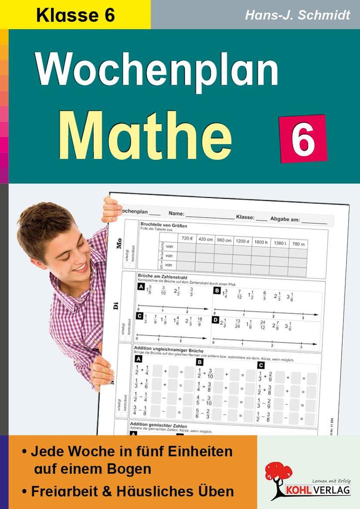 Kohl Verlag Wochenplan Mathe / Klasse 6 - Bild 4