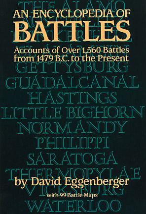 An Encyclopedia of Battles - David Eggenberger