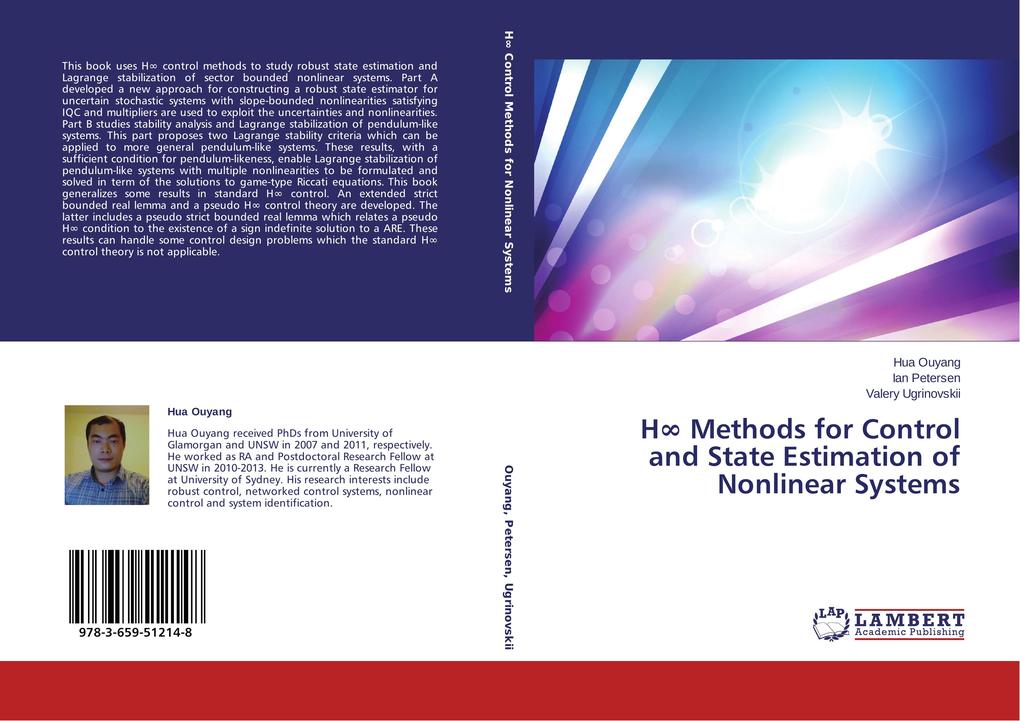 H Methods for Control and State Estimation of Nonlinear Systems