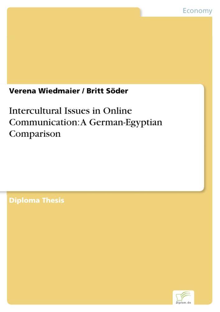 Intercultural Issues in Online Communication: A German-Egyptian Comparison