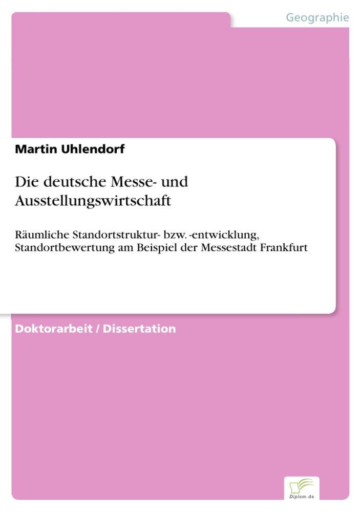 Die deutsche Messe- und Ausstellungswirtschaft