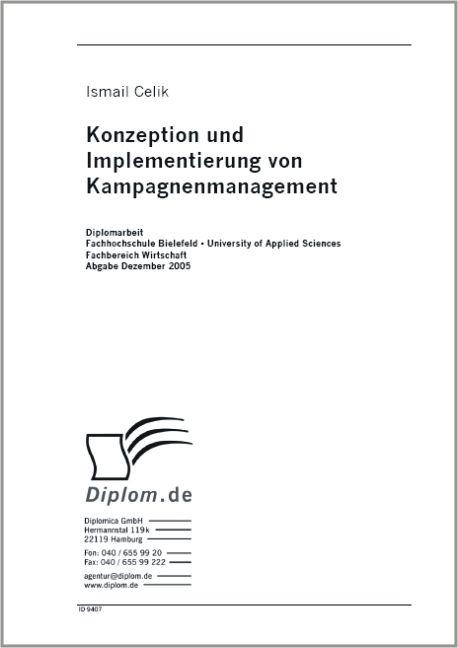Konzeption und Implementierung von Kampagnenmanagement
