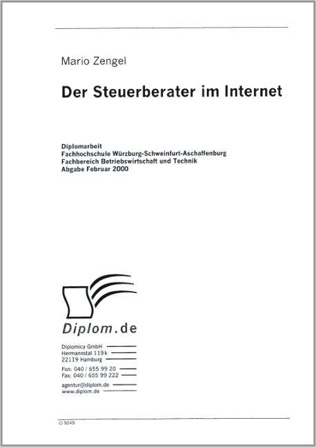 Der Steuerberater im Internet